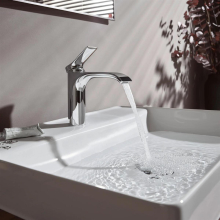 hansgrohe Vivenis Einhebel-Waschtischmischer 110 mit Zugstangen-Ablaufgarnitur, Chrom