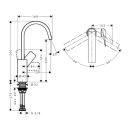 hansgrohe Vivenis Einhebel-Waschtischmischer 210 mit...