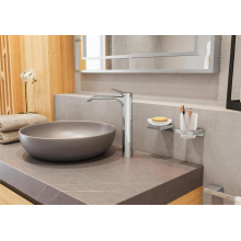 hansgrohe Vivenis Einhebel-Waschtischmischer 250 für Aufsatzwaschtische ohne Ablaufgarnitur, Chrom