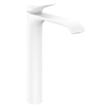 hansgrohe Vivenis Einhebel-Waschtischmischer 250 für Aufsatzwaschtische ohne Ablaufgarnitur, Mattweiß