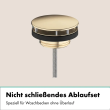 hansgrohe Vivenis Einhebel-Waschtischmischer Unterputz für Wandmontage mit Auslauf 19,2 cm, Brushed Bronze