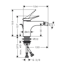 hansgrohe Vivenis Einhebel-Bidetmischer mit...