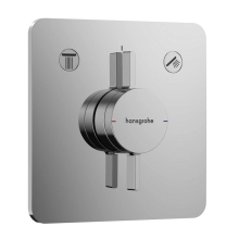 hansgrohe DuoTurn Q Mischer Unterputz für 2 Verbraucher, Chrom