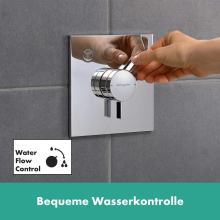 hansgrohe DuoTurn E Mischer Unterputz für 2 Verbraucher, Chrom