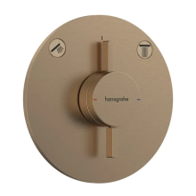 hansgrohe DuoTurn S Mischer Unterputz für 2 Verbraucher, Brushed Bronze