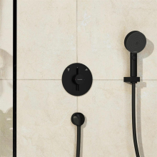 hansgrohe DuoTurn S Mischer Unterputz für 2 Verbraucher, Mattschwarz