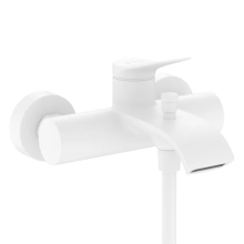 hansgrohe Vivenis Einhebel-Wannenmischer Original Aufputz, Mattweiß