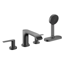 hansgrohe Vivenis 4-Loch Wannenrandarmatur mit sBox, Brushed Black Chrome