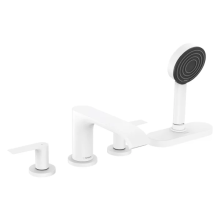 hansgrohe Vivenis 4-Loch Wannenrandarmatur mit sBox, Mattweiß