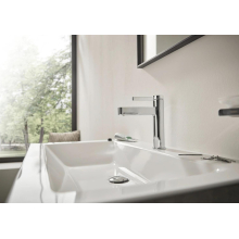 hansgrohe Finoris Einhebel-Waschtischmischer 110 mit Push-Open Ablaufgarnitur, Chrom