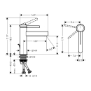 hansgrohe Finoris Einhebel-Waschtischmischer 110...