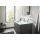 hansgrohe Finoris 3-Loch Waschtischarmatur 110 mit Push-Open Ablaufgarnitur, Chrom