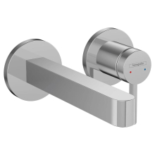 hansgrohe Finoris Einhebel-Waschtischmischer Unterputz für Wandmontage mit Auslauf 16,8 cm, Chrom