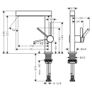 hansgrohe Finoris Einhebel-Waschtischmischer 230 mit...