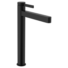 hansgrohe Finoris Einhebel-Waschtischmischer 260 für Aufsatzwaschtische mit Push-Open Ablaufgarnitur, Mattschwarz