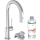 hansgrohe Aqittura M91 FilterSystem 210, Ausziehauslauf, 1jet, sBox, Starter Set, Chrom