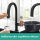 hansgrohe Aqittura M91 FilterSystem 210, Ausziehauslauf, 1jet, sBox, Starter Set, Mattschwarz