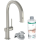 hansgrohe Aqittura M91 FilterSystem 210, Ausziehauslauf, 1jet, sBox, Starter Set, Edelstahl Finish