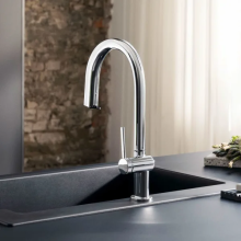 hansgrohe Aqittura M91 FilterSystem 210, Ausziehauslauf, 1jet, Starter Set, Chrom