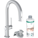 hansgrohe Aqittura M91 FilterSystem 210, Ausziehauslauf,...
