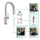 hansgrohe Aqittura M91 FilterSystem 210, Ausziehauslauf, 1jet, Starter Set, Edelstahl Finish