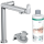 hansgrohe Aqittura M91 FilterSystem 240, 1jet, Starter Set, Chrom