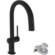 hansgrohe Aqittura M91 FilterSystem 210, Ausziehauslauf, 1jet, Mattschwarz