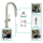 hansgrohe Aqittura M91 FilterSystem 210, Ausziehauslauf, 1jet, Edelstahl Finish