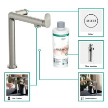 hansgrohe Aqittura M91 FilterSystem 240, 1jet, Edelstahl Finish