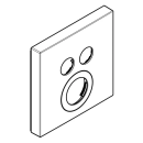 hansgrohe Rosette 155 / 155 mm für Unterputz...