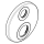 hansgrohe Rosette d:150mm Ecostat S Thermostat F-Set Absperrventil chrom