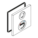hansgrohe Rosette 155 / 155 mm für Unterputz...
