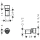 hansgrohe S Anschlüsse f. METROPOL 1 AP-Mischer