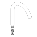 hansgrohe HG Auslauf kpl.Talis S2 WTM Schwenkausl., Chrom