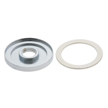 hansgrohe Rosette Auslauf AXOR Uno Fertigset 2-Loch Waschtischarmatur Wand chrom