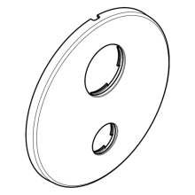 hansgrohe Rosette f.vert.Anschl.kalt-warm, Chrom