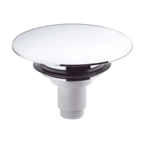 hansgrohe Stopfen Push-Open, Edelstahl Optic