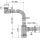 AlcaDrain Designsiphon 1 1/4"  raumsparend, Ganzmetall