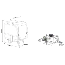 Sauermann SI-52 Kompakte Schlauchpumpe / Peristaltikpumpe mit hoher Leistung | SI-52 mit Schwimmerschalter