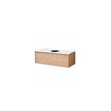 Kolpa ORPHIA Waschbecken-Unterschrank mit Kerrock-Platte und Schublade OOR 80 H/ACACIA
