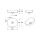 Kolpa ALEXIS Waschbecken Waschbecken LUX 500 ON KERROCK 108 GLOSS