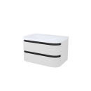 Kolpa VITTORIA Schrank mit Waschbecken  OUV 80 WH