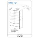 Kolpa VITTORIA Schrank mit Tür und Schubladen V...