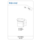 Kolpa VITTORIA Schrank mit Tür OV 45 WH