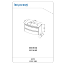 Kolpa JOY Schrank mit Waschbecken OUJ 100 BO