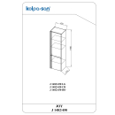 Kolpa JOY Schrank mit Tür J 1482/450 LG