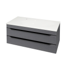 Kolpa MALAYA Schrank mit Waschbecken OUM 100 DARK GRAY