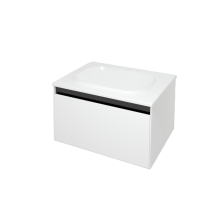 Kolpa PANDORA Schrank mit Waschbecken OUP 75 WH