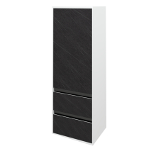 Kolpa PANDORA Schrank mit Tür P 1301 BLACK STONE