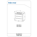 Kolpa HARMONY Schrank mit Waschbecken (stehend auf...